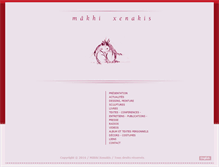 Tablet Screenshot of makhi-xenakis.com